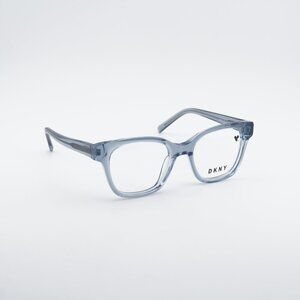 DKNY DK5048 400 Eyeglasses - Blue Laminate 50mm Cat Eye Frame